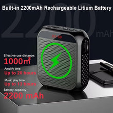 Load image into Gallery viewer, Portable Voice Amplifier for Teachers, 2200mAh Rechargeable Personal Amplifier Mic PA System Headset Microphone with Speaker for Teachers, Training, Meeting, Tour Guide, Yoga, Classroom (Rose)