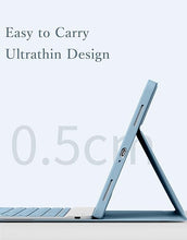 Load image into Gallery viewer, Keyboard Case for iPad 10th Generation 2022 10.9 inch, Magnetically Detachable Bluetooth Color Keyboard Smart Folio Cover with Pencil Holder (Dark Pink)