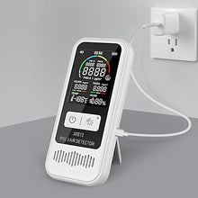 Load image into Gallery viewer, 5-in-1 Air Quality Monitor PM2.5/1.0/10 HCHO TVOC Temp Humidity Air Quality Detector