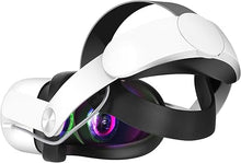 Load image into Gallery viewer, Hurra Head Strap with Battery for Oculus Quest 2, 10000mAh Fast Charging Battery Pack Extend 8H Playtime, Counter Balance Adjustable Elite Strap Replacement Accessories Enhanced Comfort Support in VR