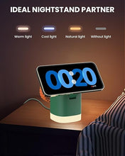 Load image into Gallery viewer, Wireless Charging Station for Apple Mag-Safe: JoyGeek 3 in 1 Magnetic Foldable Charger Stand for iPhone 16 15 14 13 12 Pro Max Plus - Apple Watch 10 9 8 7 6 5 4 SE - AirPods Pro 2/3/4
