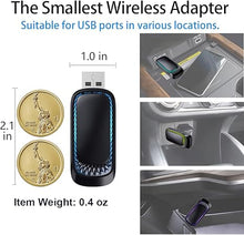 Load image into Gallery viewer, Apple CarPlay Wireless Adapter, 2024 Car Play Wireless Adapter for iPhone, for 2016 and Newer Models with Built-in Wired CarPlay, Model I