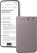 Load image into Gallery viewer, AI Voice Recorder, PLAUD Note Voice Recorder w/Case, App Control, Transcribe & Summarize with AI Technology, Support 112 Languages, 64GB Memory, Audio Recorder for Lecture, Meeting, Call, Interview