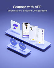 Load image into Gallery viewer, Inateck Wireless Barcode Scanner, Bluetooth Bar Code Scanner, 1D USB Barcode Reader Handheld, 1 Charge 3 Months, Scanner Barcode with APP and SDK