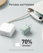 Load image into Gallery viewer, 30W USB C GaN Charger, Anker 511 Charger (Nano 3), PIQ 3.0 Foldable Fast Charger for iPhone 15 Series, Galaxy, iPad (Cable Not Included)—Lilac Purple