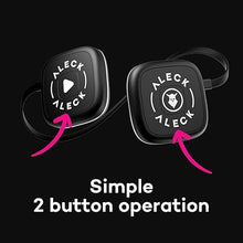 Load image into Gallery viewer, ALECK Nunchucks Wireless Bluetooth Helmet Speakers - Drop-in Headphones Compatible with All Audio Ready Ski/Snowboard Helmets. Glove-Friendly Controls and Built-in Microphone for Hands-Free Calls