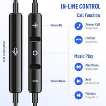Load image into Gallery viewer, USB C Headphones for Samsung S24+ S24 Ultra 23, Type C Earphones with Microphone Magnetic Volume Control HiFi Stereo Wired Earbuds for Galaxy A53 S21 S20 FE Flip 5 Fold 4 Pixel 8 7 Pro 6 Android Phone