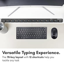 Load image into Gallery viewer, Macally Small Wireless Keyboard and Mouse Combo for PC - an Essential Work Duo - 2.4G - 78 Compact Key Cordless Mouse and Keyboard Combo with Mini Body and Quiet Click