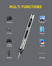 Load image into Gallery viewer, Banshu Electric Screwdriver, 52 in 1 Mini Electric Screwdriver Set with Metal Case, S2 Precision Bits, LED Light, Small Magnetic Professional Repair Tool Kit for Eyeglasses, Watch, PC, Laptop, Phone
