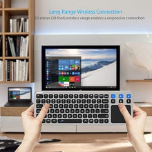 Load image into Gallery viewer, Arteck Universal 2.4G Wireless and Bluetooth Touch TV Keyboard Multi-Device with Easy Media Control and Build-in Touchpad Keyboard for Smart TV, TV Box, TV-Connected Computer, Mac, HTPC
