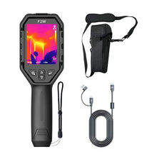 Load image into Gallery viewer, F2W Thermal Camera 256x192 IR Resolution, Thermal Imaging Camera with W-Fi, Super Resolution Image Enhance,-4°F to 1022°F,640x480 3.2" Screen Thermal Imager with 16 GB Storage, Carrying Case