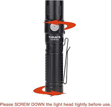 Load image into Gallery viewer, ThruNite TC15 V3 2403 High Lumen Flashlight, USB C Rechargeable LED Handheld Flashlights, Ultra-Bright XHP 35.2 LED, Indoor/Outdoor (Camping, Security and Emergency Use) Cool White - Black CW