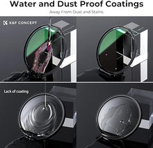 Load image into Gallery viewer, K&F Concept 52mm Magnetic MCUV CPL Fixed ND1000 Magnetic Basic Ring 4-in-1 Lens Filters Kit with 28 Multi-Coatings for Camera Lens (Nano-X Series)