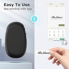 Load image into Gallery viewer, SUPVAN E10 Bluetooth Label Maker Machine with Tape, Continuous Waterproof Label, Versatile App with 35 Fonts and 1k+ Icons, Inkless Labeler for Home, Kitchen, School, Office Organization, Black