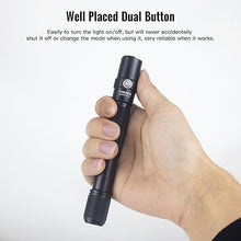 Load image into Gallery viewer, ThruNite Archer 2A C LED Rechargeable Flashlight, High 1000 Lumens AA Flashlight with Lanyard, IPX8 Waterproof Dual Switch Small Outdoor Light for Hiking, Camping, Everyday Use, EDC - CW