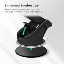 Load image into Gallery viewer, iOttie Easy One Touch 5 Dashboard & Windshield Universal Car Mount Phone Holder Desk Stand with Suction Cup Base and Telescopic Arm for iPhone, Samsung, Google, Huawei, Nokia, other Smartphones