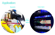 Load image into Gallery viewer, Wiitek 10G SFP+ to RJ45 Copper Modules, 1.25G/2.5G/5G/10GBase-T Ethernet to SFP+ Transceiver Compatible for HPE Blade System 813874-B21 HPE ProCurve & HPE Aruba(Cat 6a/7 or Better, 30-Meter)