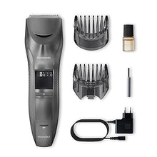 Load image into Gallery viewer, Panasonic Performance Hair Clippers with 2 Attachments and Adjustable Length Settings, Corded or Cordless Trimmer for Hair and Beard - ER-GC63-H (Silver)