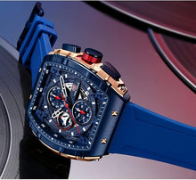 Load image into Gallery viewer, Mini Focus Men's Watch Fashion Sport Wrist Watches (Chronograph/Waterproof/Luminous/Calendar) Silicon Strap Quartz Watch for Men