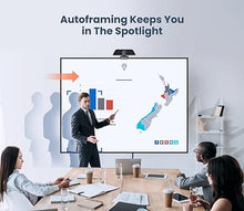 Load image into Gallery viewer, Enther & MAXHUB 4K Stream Webcam with Microphone,Autoframing,Ultra 4K HD Video Calling,Noise-Canceling mic,HD Auto Light Correction,Wide Field of View,Works with Microsoft Teams,Zoom,Google Voice