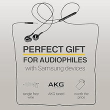 Load image into Gallery viewer, Samsung AKG Earbuds Stereo Headphones 3.5mm for Samsung Galaxy S10 S10e S9 S8 Plus A31 A71 Wired Earphones - Designed by AKG - with Microphone and Volume Buttons (Black)