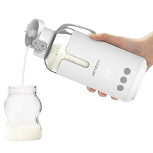 Load image into Gallery viewer, IXTECH Portable Water Warmer for Baby Formula, Milk, 8 oz., Electric Warming with Adjustable Temperature Control, Leak-Resistant Spout, Rechargeable and Wireless