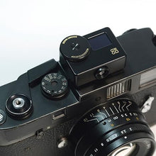 Load image into Gallery viewer, OLED Light Meter, Meter S Brass Version, New Screen Design, Real-time Metering and One-Button Metering for Vintage Cameras (Brass Dial)