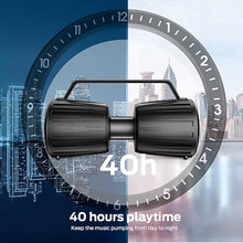 Load image into Gallery viewer, Monster Adventurer Force Bluetooth Speaker IPX7 Waterproof Speaker 5.0 with Microphone Input, 80W Portable Bluetooth Speakers with 40H Playtime for Indoor Outdoor Party, Black