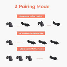 Load image into Gallery viewer, NADAMOO Wireless Barcode Scanner with USB Cradle Charging Base 328Ft Long Transmission Handheld 1D Cordless Laser Barcode Reader Portable Bar Code Scanning for Retail Supermaket Warehouse