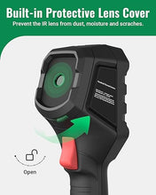 Load image into Gallery viewer, HF256 Thermal Imaging Camera, 256 x 192 IR Resolution, Super Resolution 320 x 240 Therma Camera, 3.2" LCD Screen, 25 Hz Frame Rate, High/Low-Temperature Alarm, 16 GB Storage Infrared Camera