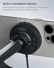 Load image into Gallery viewer, iOttie Velox Qi2 Mini 15W Wireless Charger Car Mount - Dash & Windshield Car Phone Holder - MagSafe Compatible iPhone Mount for Qi2 Smartphones (iPhone 12, 13, 14, 15, and 16) - Car Charger Included