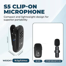 Load image into Gallery viewer, WinBridge Wireles Voice Amplifier with Bluetooth Lavalier Lapel Microphone for Teachers,Portable Speaker and Wireless Clip On Microphone System, Mini Megaphone Speaker Mic Set 15W)2600mAh WB005