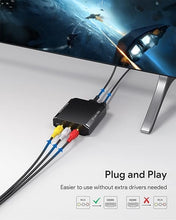 Load image into Gallery viewer, WENTER RCA to HDMI Converter, 1080P AV to HDMI Converter, Mini Composite CVBS Audio Video Adapter Supports PAL/NTSC for VCR/VHS/Xbox/PS3/STB/N64/Wii/TV/PC/Blue-Ray DVD Players