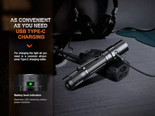 Load image into Gallery viewer, Fenix PD35R Tactical Flashlight, USB-C Rechargeable, 1700 Lumen with LumenTac Organizer