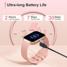Load image into Gallery viewer, Smart Watch for Women Answer/Make Calls, 1.96" HD Fitness Watch with Heart Rate Monitor Sleep Monitor, 113 Sports Activity Trackers with Step Counter, IP68 Waterproof, Smartwatch for Android/iOS, Rose
