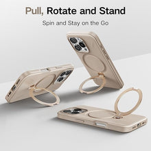 Load image into Gallery viewer, TORRAS 360° Spin Mag Stand for iPhone 16 Pro Max Case, Fit for Magsafe, Mil-STD Protective Hard PC Scratch-Resistant Ostand Case for iPhone 16 Pro Max Phone Case Desert Titanium, Dune Beige, 6.9 inch