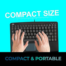 Load image into Gallery viewer, Adesso AKB-410UB - SlimTouch Mini USB Keyboard with Built-in Touchpad