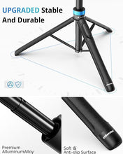Load image into Gallery viewer, UBeesize 72" Phone Tripod - Tripod for iPhone & Selfie Stick with Phone Holder & Remote - Upgraded, Stable & Portable Stand for iPhone 16/15/14, Android, Cameras & Action Cams