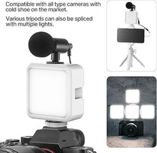Load image into Gallery viewer, ULANZI VL49 2000mAh LED Video Light w 3 Cold Shoe, Rechargeable Soft Light Panel for DJI OSMO Mobile 3 Pocket Zhiyun Smooth 4 Sony RX100 VII Canon G7X Mark III A6400 6600 Camera GoPro 10 9 8 Vlogging