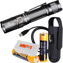 Load image into Gallery viewer, Fenix Bundle PD35 v3.0 1700 Lumen Tactical Flashlight with Two ARB-L18-2600Us and LumenTac Organizer