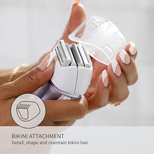 Load image into Gallery viewer, Panasonic Close Curves Electric Shaver for Women, Cordless 4-Blade Shaver, Bikini Attachment, Pop-Up Trimmer, Wet Dry Operation - ES-WL80-V (Purple)