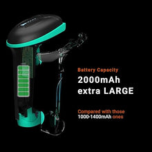 Load image into Gallery viewer, Tera Barcode Scanner Wireless Versatile 2-in-1 (2.4Ghz Wireless+USB 2.0 Wired) with Battery Level Indicator 328 Feet Transmission Distance Rechargeable 1D Laser Bar Code Reader USB Handheld (Blue)