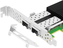 Load image into Gallery viewer, PCIe Ethernet Network Card for Intel E810-XXVDA2 E810 Chipset PCIe 4.0 X8 25Gb Dual Port SFP28 LAN Card Support Windows Server/Windows/Linux/VMware/ESX