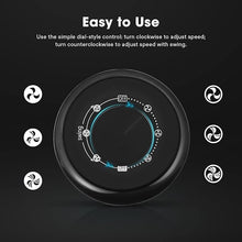 Load image into Gallery viewer, VIVOSUN 13'' Tower Fan, Bladeless Desk Fan with 3 Speeds and 70° Oscillation, Portable and Compact, Quiet Cooling Fan for Home and Office, Black