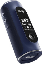 Load image into Gallery viewer, Blue Tees Golf Player+ GPS Speaker with Touch Screen Display, 10+ Hours Battery, 40,000+ Courses, Visual + Audible Distance, Hazard Distance - IPX7 Waterproof (Navy)