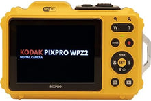 Load image into Gallery viewer, KODAK PIXPRO WPZ2 Rugged Waterproof Shockproof Dustproof WiFi Digital Camera 16MP 4X Optical Zoom 1080P Full HD Video Vlogging Camera 2.7" LCD (Yellow)
