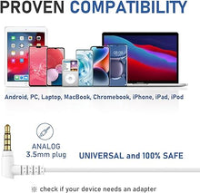 Load image into Gallery viewer, LUDOS FEROX Wired Earbuds in-Ear Headphones, 5 Year Warranty, Earphones with Microphone, Noise Isolation Corded for 3.5mm Jack Ear Buds for iPhone, Samsung, Computer, Laptop, Kids, School Students