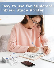 Load image into Gallery viewer, Phomemo Portable Thermal Printer M04AS 4 Inch Mini Sticker Printer Bluetooth Mobile Photo Printer, Support 15/53/80/110mm Printing Width, 300dpi, Suitable for Photos, Notes, Memo, Chritstmas Gift