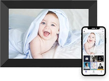 Load image into Gallery viewer, 10.1'' Digital Picture Frame?Smart Digital Photo Frame with 1280x800 IPS Touch Screen, Auto-Rotate and Slideshow, Easy Setup to Share Moments Via APP from Anywhere Anytime