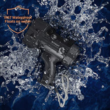 Load image into Gallery viewer, BUYSIGHT Rechargeable Spotlight Flashlight,high lumens Hand held Spotlight Waterproof Flashlight Hunting floodlight with red Filter (Graphite Black-COB)